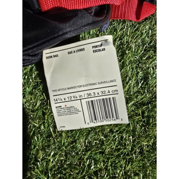 Vtg 90s Mead NHL New Jersey Devils Messenger Carry-on Gym Laptop Book Bag NWT - Picture 8 of 13